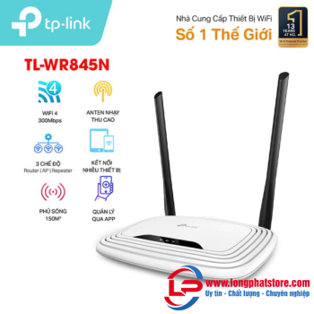 Router Wi-Fi chuẩn N 300Mbps TP-LINK TL-WR845N