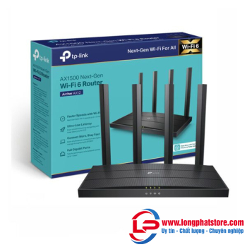 Router WiFi 6 Băng Tần Kép AX1500 TP-LINK Archer AX12