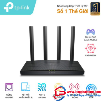 Router WiFi 6 Băng Tần Kép AX1500 TP-LINK Archer AX12