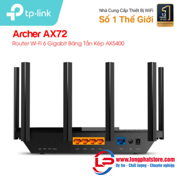Router WiFi 6 băng tần kép TP-LINK Archer AX72