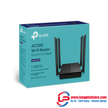 Router WiFi Băng Tần Kép AC1200 TP-LINK Archer C64