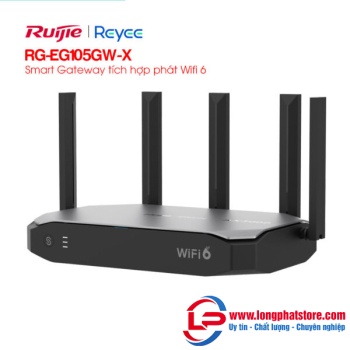 Smart Gateway tích hợp phát Wifi 6 RUIJIE REYEE RG-EG105GW-X