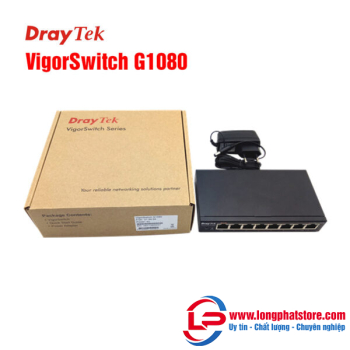Smart switch 8 port Gigabit Draytek VigorSwitch G1080