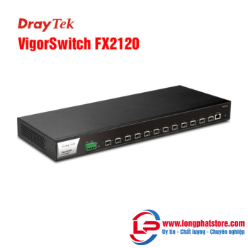 Switch 12 cổng SFP+ 10Gigabit Draytek VigorSwitch FX2120
