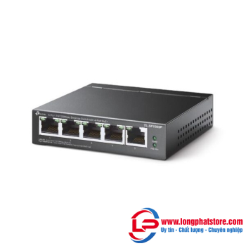 Switch 5 cổng 10/100Mbps với 4 cổng PoE+ TP-LINK TL-SF1005P