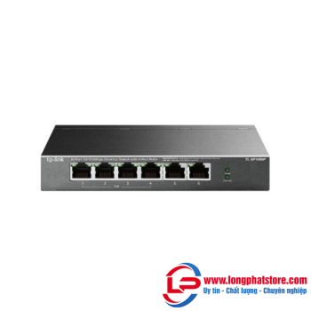 Switch 6 Cổng 10/100Mbps với 4 Cổng PoE+ TP-LINK TL-SF1006P