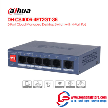 Switch 6 cổng DAHUA DH-CS4006-4ET2GT-36