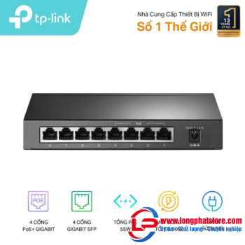 Switch 8 Cổng Gigabit 1000Mbps TP-LINK TL-SG1008P