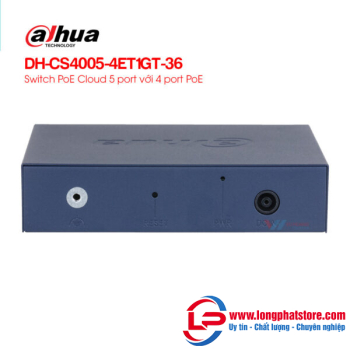 Switch Cloud 5 cổng DAHUA DH-CS4005-4ET1GT-36