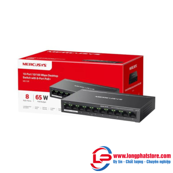 Switch Để Bàn 10 Cổng 10/100M Mercusys MS110P