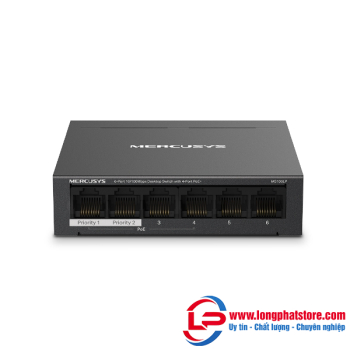 Switch Để Bàn 6 Cổng 10/100M Mercusys MS106LP