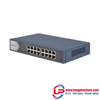 Switch mạng 16 cổng Gigabit 1000Mbps HIKVISION DS-3E0516-E(B)