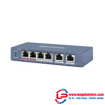 Switch mạng 4 cổng POE HIKVISION DS-3E0106P-E/M