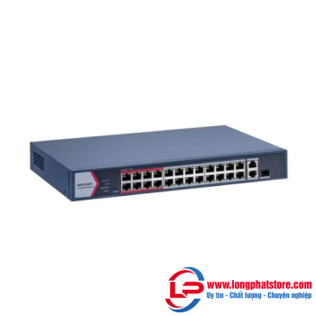 Switch mạng thông minh 24 cổng PoE HIKVISION DS-3E1326P-EI/M
