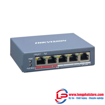 Switch mạng thông minh 4 cổng PoE HIKVISION DS-3E1105P-EI/M