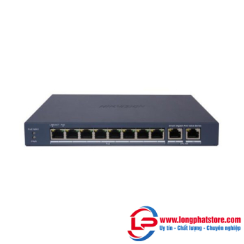 Switch mạng thông minh 8 cổng PoE Gigabit HIKVISION DS-3E1510P-EI/M