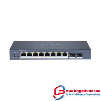 Switch mạng thông minh 8 cổng PoE Gigabit HIKVISION DS-3E1510P-SI