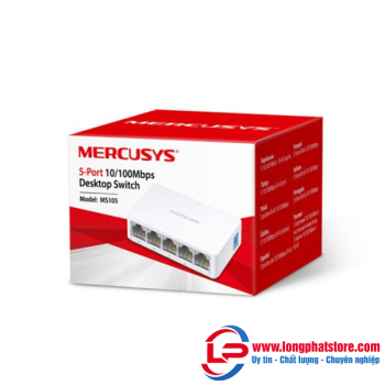 Switch Để Bàn Mini 5 Cổng 10/100M Mercusys MS105