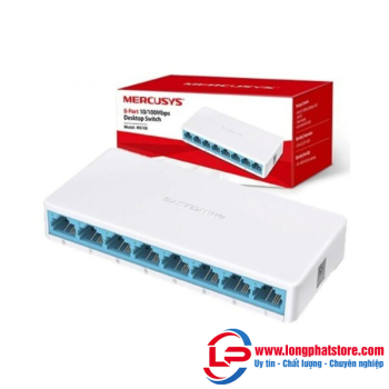 Switch Để Bàn Mini 8 Cổng 10/100M Mercusys MS108