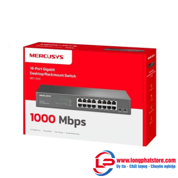 Switch Mercusys MS116GS (16 cổng 10/100/1000 Mbps )