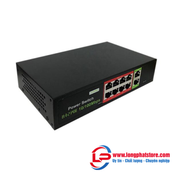 Switch PoE 8 cổng ONECAM SW-10-08P-B