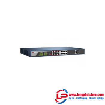 Switch PoE 16 cổng 100M Hikvision DS-3E0318P-E(C)