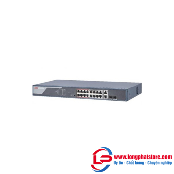 Switch PoE 16 cổng 100M Hikvision DS-3E0318P-E(C)