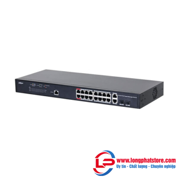 Switch PoE 16 Port Dahua DH-PFS4218-16GT-230