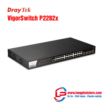 Switch PoE 24 cổng Draytek VigorSwitch P2282x