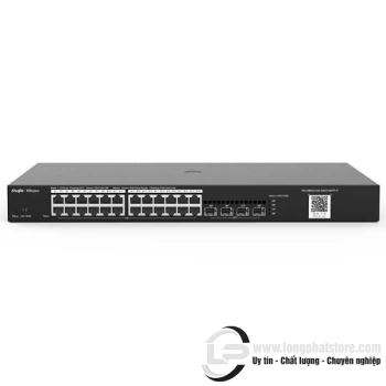 Switch POE 24 cổng RUIJIE REYEE RG-NBS3100-24GT4SFP-P