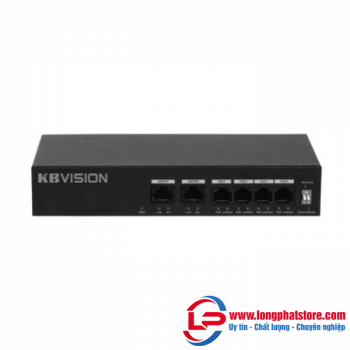 Switch POE 4 cổng KBVISION KX-ASW04-P2