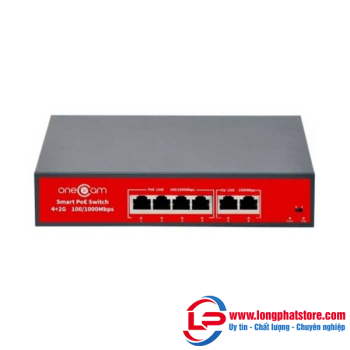 Switch PoE 4 cổng ONECAM SW-06-04P-G chất lượng cao