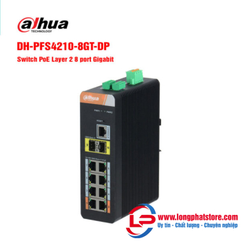 Switch PoE 8 cổng DAHUA DH-PFS4210-8GT-DP