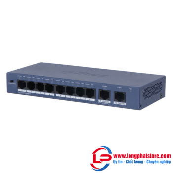 Switch PoE 8 cổng DAHUA DH-S3010-8ET2ET-60