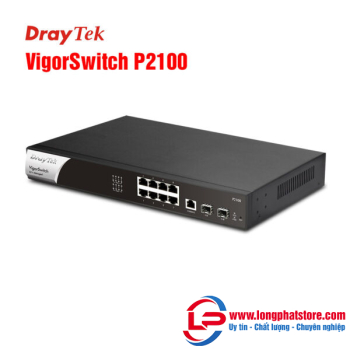 Switch PoE 8 cổng Draytek VigorSwitch P2100