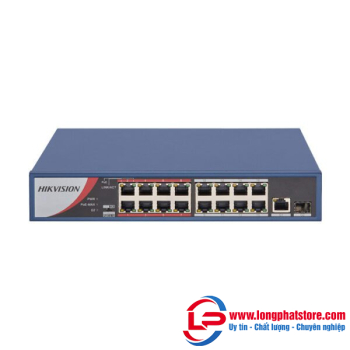 Switch L2 16 cổng PoE 100M Hikvision DS-3E0318P-E/M(B)
