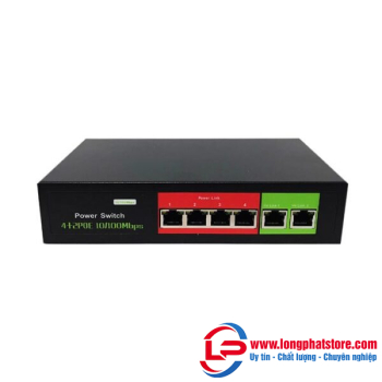 Switch PoE 4 cổng ONECAM SW-06-04P-B