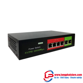 Switch PoE 4 cổng ONECAM SW-06-04P-B