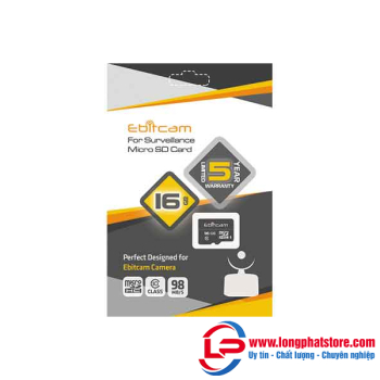 Thẻ nhớ Micro SD 16GB EBITCAM Ultra Class 10