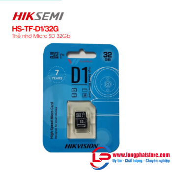 Thẻ nhớ Micro SD 32Gb HIKSEMI HS-TF-D1/32G