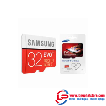 ​​Thẻ nhớ giám sát Micro SD 32GB SAMSUNG Evo Plus