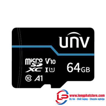 Thẻ nhớ lưu trữ 64Gb UNV TF-64G-T-L [Màu Xanh]