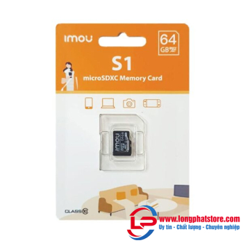 Thẻ nhớ Micro SD 64Gb IMOU ST2-64-S1