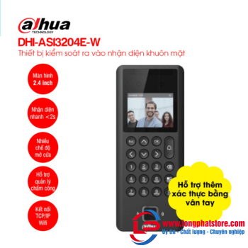 Thiết bị kiểm soát nhận diện khuôn mặt DAHUA DHI-ASI3204E-W