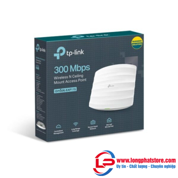 Access Point Wi-Fi Gắn Trần Chuẩn N Tốc Độ 300Mbps TP-LINK TL-EAP115