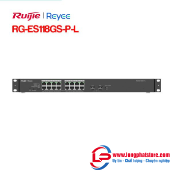 Unmanaged switch 16 cổng PoE RUIJIE REEYE RG-ES118GS-P-L